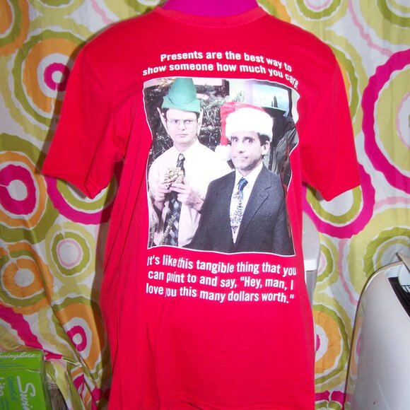 The Office NWT Christmas SS T-Shirt Sz M - Picture 2 of 6